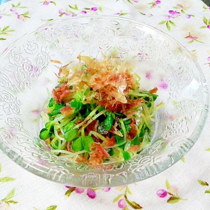 酸っぱシャキ!かいわれの梅醤おかか酢和え
